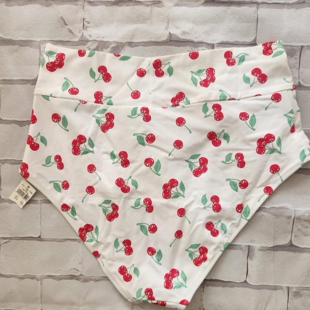 NWT- aerie Crossover High Waisted Bikini Bottom - Picture 4 of 8